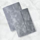 "Gray Velvet Wedding Invitation Wraps for 5 x 7 Cards (Set of 10)" - Invitation Jackets and Overlays in gray by Caroline Russo
