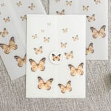 "Monarch butterfly vellum wrap for invitations | Set of 10" - Invitation Jackets and Overlays in multicolorassorted-colors by Maria Ferrer G.