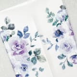 "Violet Treasure | Set of 10 Floral Vellum Jackets" - Invitation Jackets and Overlays in clear by Nikki Turner