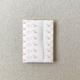 "Blush Pink Floral Vellum Jacket for Wedding Invitations | For Petite 4.25x6" Invitations | Set of 10" - Invitation Jackets and Overlays in pink by Cotton and Bow