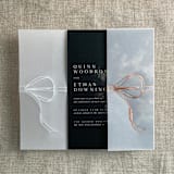 "Rose gold ribbon bow foil stamping vellum wrap for 5x7 card | pack of 10" - Invitation Jackets and Overlays in pink by Ivory Invitations