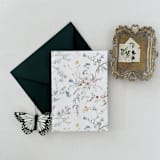 "Elegant Floral Wedding Invitation Vellum Jacket" - Invitation Jackets and Overlays in multicolorassorted-colors by Eva Friesen