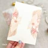 "Boho florals vellum wrap for invitations | Set of 10" - Invitation Jackets and Overlays in multicolorassorted-colors by Maria Ferrer G.