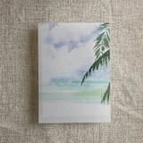 "Kai Seaside printed vellum overlay for 5x7 card | pack of 10" - Invitation Jackets and Overlays in multicolorassorted-colors by Ivory Invitations