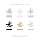 "Grand Palms Vellum Jacket | Set of 10 | Neutral and Pink Color Options" - Invitation Jackets and Overlays in multicolorassorted-colors by Megan Tendler