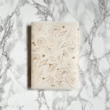 "Faux Gold Foil Floral Vellum Wrap (10 pack)" - Invitation Jackets and Overlays in clear by Carley Zuercher