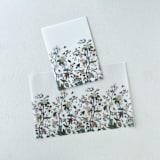 "Vellum botanical illustration of wildflowers  Vellum Wrap | Set of 10" - Invitation Jackets and Overlays in multicolorassorted-colors by Eva Friesen
