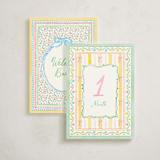 "Hand-Drawn Pattern Maximalism" - Baby Milestone Cards in Multi by Creo Study - Front