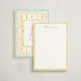 "Hand-Drawn Pattern Maximalism" - Baby Milestone Cards in Multi by Creo Study - Front and Back
