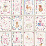 "Blossom" - Baby Milestone Cards in Multi by Sarah Knight - All 12 Cards