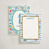 "Buckle Up!" - Baby Milestone Cards in Multi by Pati Cascino - Front and Back