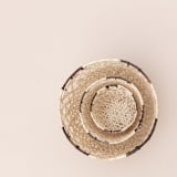 "Handwoven Storage Organizer | Small" - Decorative Storage in beige by Jennifer Abelev