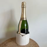 "Champagne Coaster Catchall" - Decorative Storage in white by Sidney Field