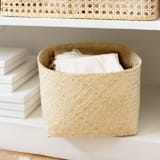 "Catchall Woven Storage Organizer" - Decorative Storage in beige by Jennifer Abelev