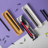 "Pencil Tray: Marigold Terrazzo" - Decorative Storage in yellow by Pretti.Cool