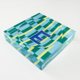 "Custom Catchall Acrylic Tray - Maxi Green" - Decorative Storage in green by Clairebella