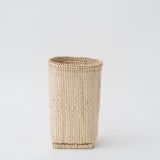 "Pencil Holder | Desk Organizer | Woven Basket" - Decorative Storage in beige by Jennifer Abelev