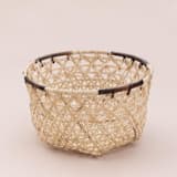"Handwoven Storage Organizer" - Decorative Storage in beige by Jennifer Abelev