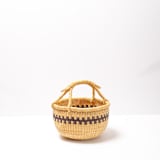 "Kilika Check Check Basket Small" - Decorative Storage in multicolor by AKETEKETE