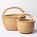 "Kilika Natural Basket Small" - Decorative Storage in natural by AKETEKETE