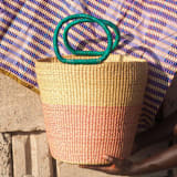 "Toma Basket  (Pink)" - Decorative Storage in pink by AKETEKETE