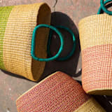 "Toma Basket  (Pink)" - Decorative Storage in pink by AKETEKETE