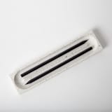 "Pencil Tray: White Terrazzo" - Decorative Storage in white by Pretti.Cool