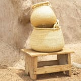 "Zoore Natural Basket Medium" - Decorative Storage in natural by AKETEKETE