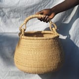 "Zoore Natural Basket Medium" - Decorative Storage in natural by AKETEKETE
