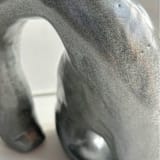 "Elephant." - Original Sculpture in gray by Nina Leth