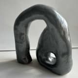 "Elephant." - Original Sculpture in gray by Nina Leth