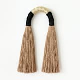 "Jute Arch sculpture in black-gold" - Original Sculpture in black by Bharti Trivedi