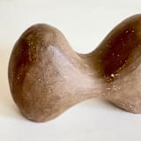 "Mini 10" - Original Sculpture in brown by Emily Meisler