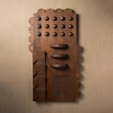 "Roma Wall Art" - Original Sculpture in brown by Meso Casa LLC