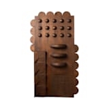 "Roma Wall Art" - Original Sculpture in brown by Meso Casa LLC