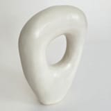 "Centered II" - Original Sculpture in white by Emily Meisler