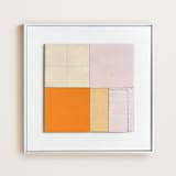 "Playfield No.10" - Original Sculpture in pink by Francesca Iannaccone