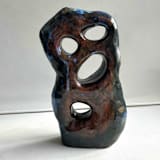 "Hole goal" - Original Sculpture in multicolorassorted-colors by Nina Leth