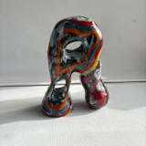 "Standing strong" - Original Sculpture in multicolor by Nina Leth