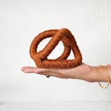 "Infinity Sculpture-Terracotta" - Original Sculpture in brown by Bharti Trivedi