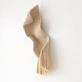 "Ethereal" - Original Sculpture in beige by Bharti Trivedi