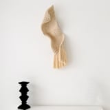 "Ethereal" - Original Sculpture in beige by Bharti Trivedi