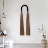 "Jute Arch Sculpture" - Original Sculpture in black by Bharti Trivedi