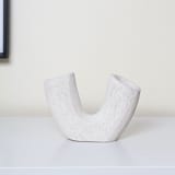 "Lima Sculpture" - Original Sculpture in white by Virginia Felix
