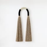 "Jute Arch with Gold" - Original Sculpture in natural by Bharti Trivedi