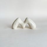 "Mini 8" - Original Sculpture in white by Emily Meisler