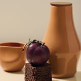 "Elegant Carafe and Cup Set - Tan" - Glassware in brown by Powered By People
