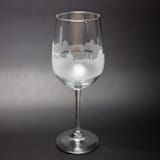 "Florence, Italy Skyline Wine Glass" - Glassware in clear by stephanie miller 1