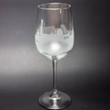 "Florence, Italy Skyline Wine Glass" - Glassware in clear by stephanie miller 1
