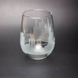 "New York City, New York Skyline Stemless Wine Glass" - Glassware in clear by stephanie miller 1